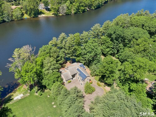 Waterfront contemporary single family home for sale located at 141 Canoe Brook Road, Trumbull, CT 06611