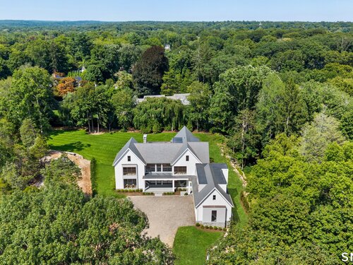 Contemporary new construction single family home for sale located at 9 Over Rock Lane, Westport, CT 06880
