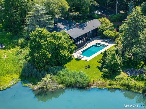 Waterfront single family home for sale located at 2 Point Road, Norwalk, CT 06854
