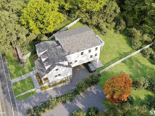 Contemporary new construction single family home for sale located at 1964 North Benson Road, Fairfield, CT 06824