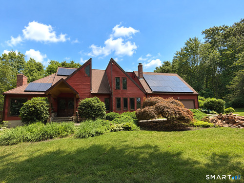 Contemporary single family home for sale located at 117 Brushy Hill Road, Newtown, CT 06470