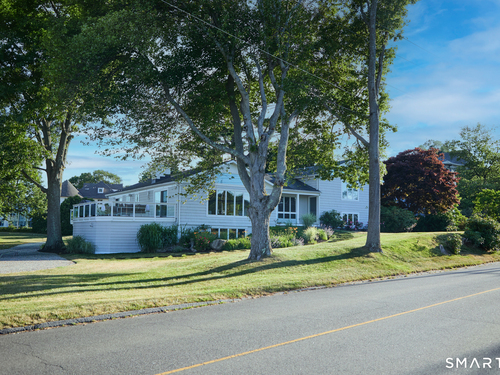 Waterfront contemporary single family home for sale located at 16 Harbor Road, Westport, CT 06880