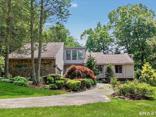Contemporary single family home for sale located at 4 Scenic Hill Lane, Monroe, CT 06468