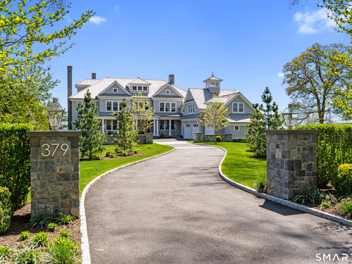 Waterfront single family home for sale located at 379 Ocean Drive West, Stamford, CT 06902