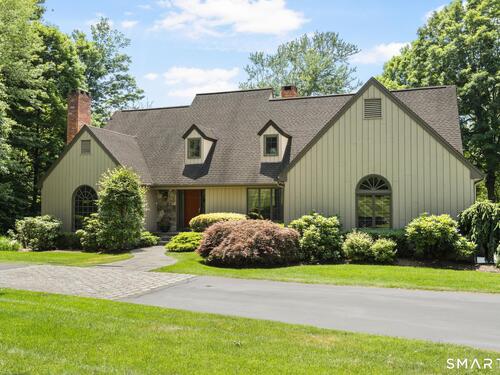 Contemporary single family home for sale located at 20 Wicks End Lane, Wilton, CT 06897