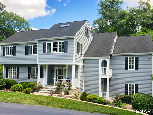 Contemporary single family home for sale located at 44 Catbrier Road, Weston, CT 06883