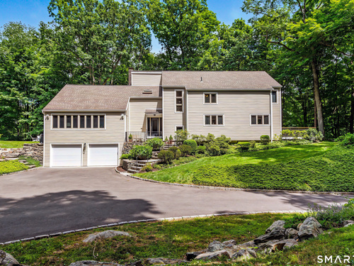 Contemporary single family home for sale located at 3 High Valley Road, Ridgefield, CT 06877