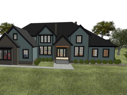 Contemporary new construction single family home for sale located at 15 Cannondale Road, Weston, CT 06883