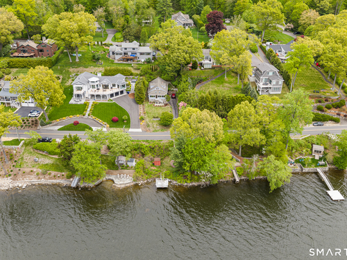 Waterfront single family home for sale located at 557 Candlewood Lake Road, Brookfield, CT 06804