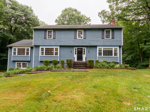 Waterfront single family home for sale located at 41 Fieldcrest Drive, Ridgefield, CT 06877