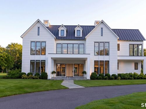 Contemporary new construction single family home for sale located at 10 Beltas Farm Lane, Westport, CT 06880