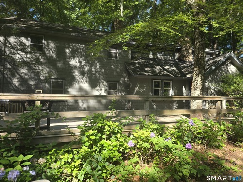 Waterfront single family home for sale located at 17 Bradley Lane, Newtown, CT 06482
