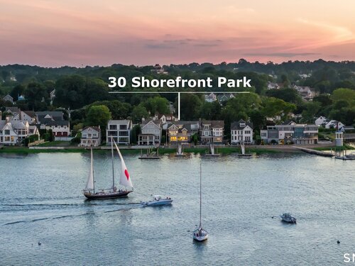 Waterfront single family home for sale located at 30 Shorefront Park, Norwalk, CT 06854