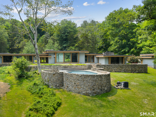 Contemporary single family home for sale located at 192 Cross Ridge Road, New Canaan, CT 06840