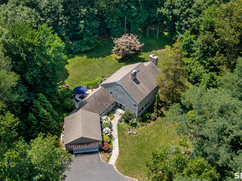 Contemporary single family home for sale located at 3 Ridge Road, Weston, CT 06883