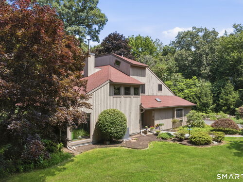 Contemporary single family home for sale located at 11 Fire Hill Lane, Redding, CT 06896