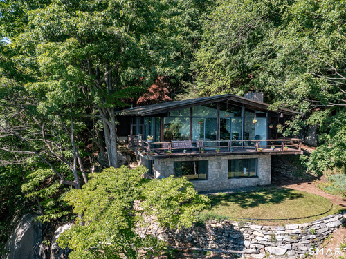 Waterfront single family home for sale located at 40 Sunset Drive, Sherman, CT 06784