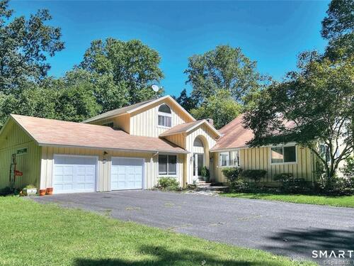 Waterfront contemporary single family home for sale located at 33 Birch Hill Road, Weston, CT 06883