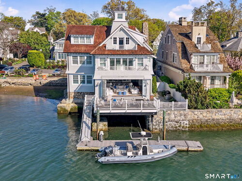Waterfront single family home for sale located at 57 Rowayton Avenue, Norwalk, CT 06853