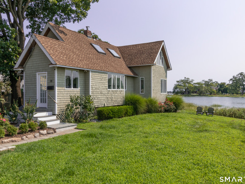 Waterfront single family home for sale located at 18 Burwell Street, Norwalk, CT 06854