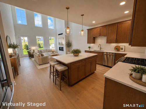 New construction townhouse condo for sale located at 19 Walden Court, lot#61, Danbury, CT 06810