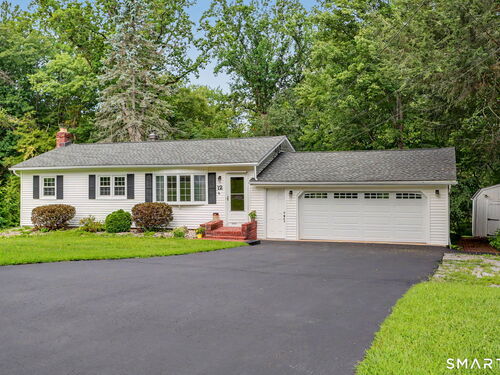 Contemporary single family home for sale located at 12 Cedarwood Lane, Shelton, CT 06484