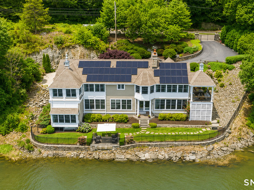Waterfront contemporary single family home for sale located at 500 River Road, Stratford, CT 06614