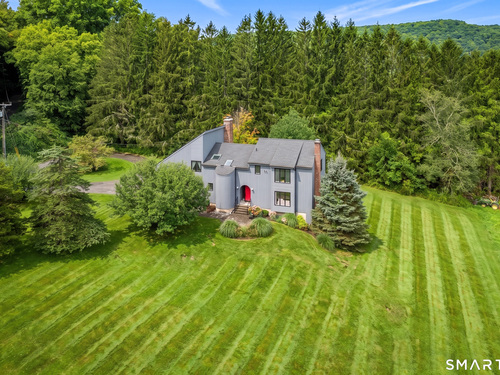 Contemporary single family home for sale located at 2 Anderson Road West, Sherman, CT 06784