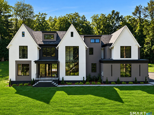 New construction single family home for sale located at 1 Twin Oaks Lane, Westport, CT 06880