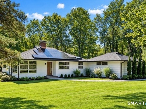 Waterfront contemporary single family home for sale located at 326 North Street, Ridgefield, CT 06877