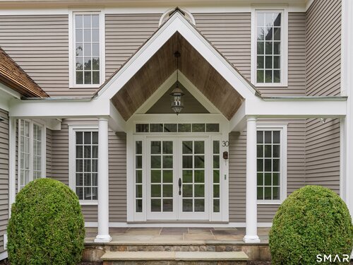 Contemporary single family home for sale located at 30 Soundview Farm Road, Weston, CT 06883