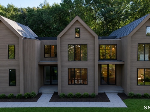 Contemporary new construction single family home for sale located at 2 Windy Hill Road, Westport, CT 06880