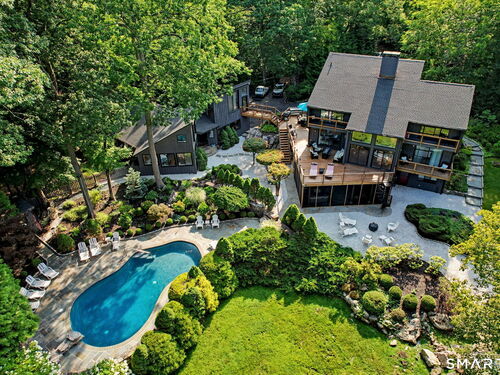 Contemporary single family home for sale located at 351 Old Sib Road, Ridgefield, CT 06877