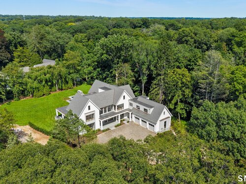 Contemporary new construction single family home for sale located at 9 Over Rock Lane, Westport, CT 06880