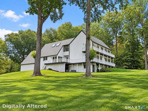 Contemporary single family home for sale located at 158 Steep Hill Road, Weston, CT 06883