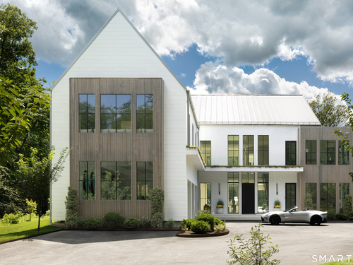 Contemporary single family home for sale located at 41 Mohawk Lane, Greenwich, CT 06831
