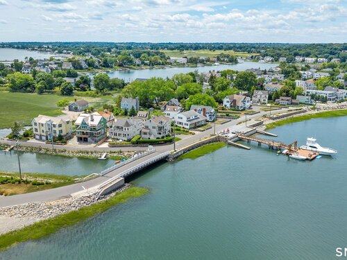 Waterfront single family home for sale located at 6 Canal Road, Westport, CT 06880