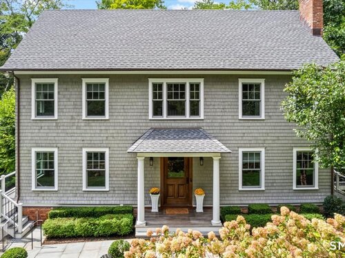 Waterfront single family home for sale located at 99 Porchuck Road, Greenwich, CT 06831