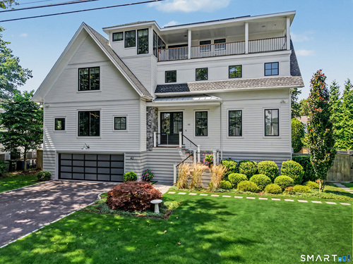 Contemporary single family home for sale located at 42 Puritan Road, Fairfield, CT 06824