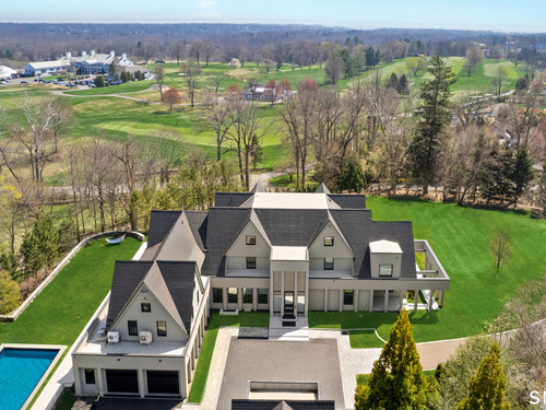 Contemporary new construction single family home for sale located at 16 Doubling Road, Greenwich, CT 06830