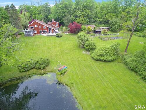 Waterfront single family home for sale located at 252 Florida Hill Road, Ridgefield, CT 06877