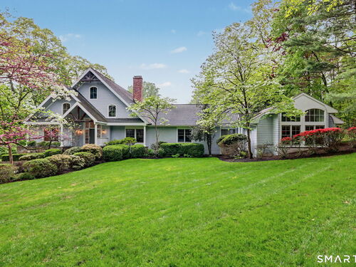 Contemporary single family home for sale located at 9 North Ridge Road, Westport, CT 06880