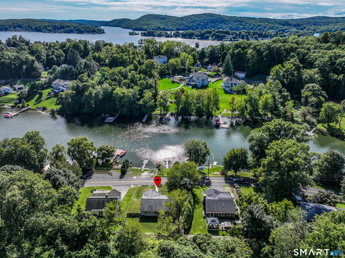 Waterfront single family home for sale located at 40 Kellogg Street, Brookfield, CT 06804