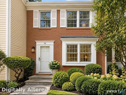  townhouse condo for sale located at 78 Hoyt Street, 78, New Canaan, CT 06840