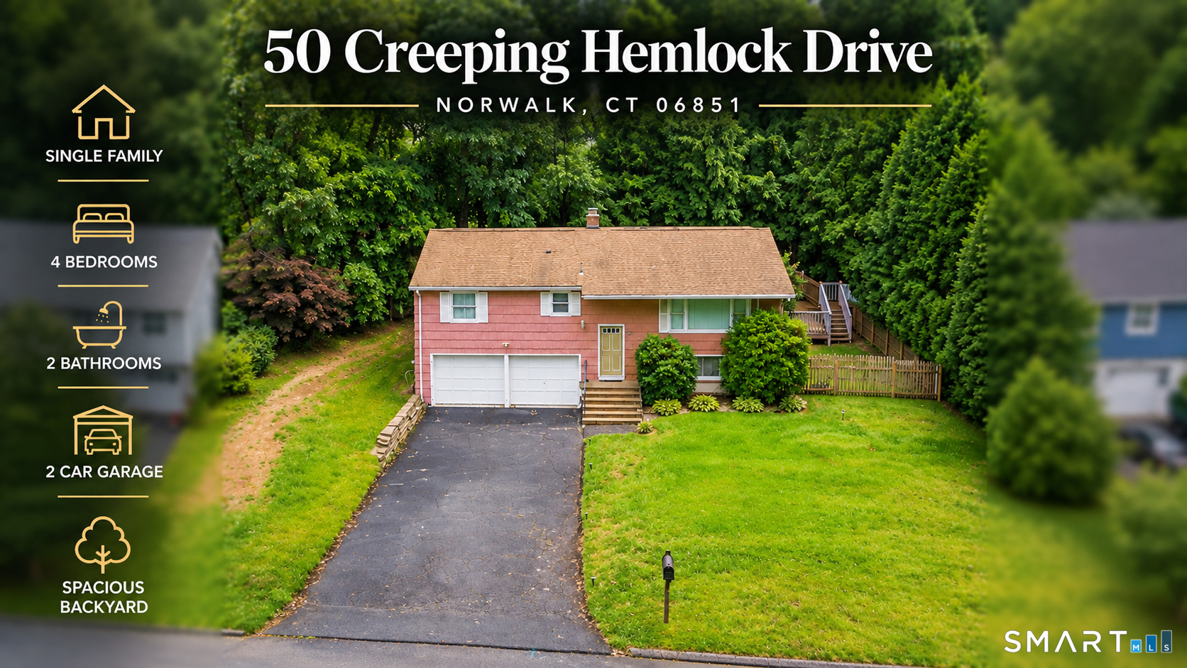 50 Creeping Hemlock Drive, Norwalk, CT 06851 | For Sale at $690,000