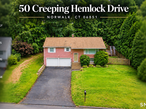  single family home for sale located at 50 Creeping Hemlock Drive, Norwalk, CT 06851