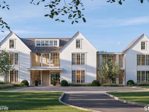 Contemporary new construction single family home for sale located at 86 Howard Road, Greenwich, CT 06831