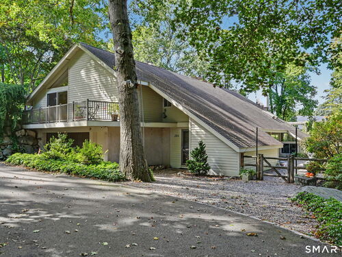 Contemporary single family home for sale located at 280 Brookbend Road, Fairfield, CT 06824