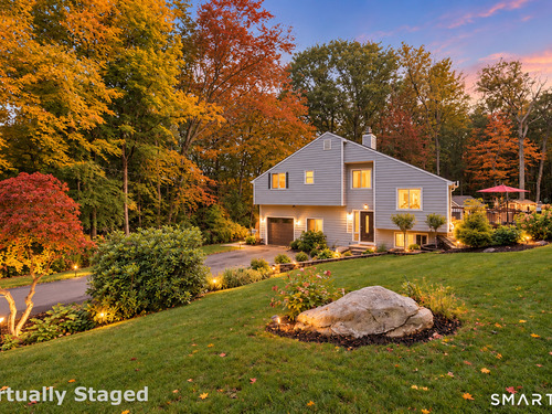 Contemporary single family home for sale located at 110 Bart Road, Monroe, CT 06468