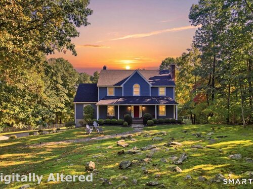 Contemporary single family home for sale located at 46 Bloomer Road, Ridgefield, CT 06877